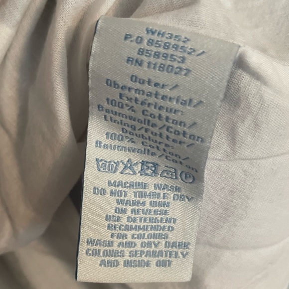 Boden Blue Patterned Cotton Dress size 8 EUC - Picture 4 of 5